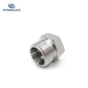 Hydraulic DIN Fittings Stainless Steel Male Plug Tube Connectors