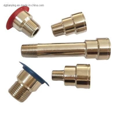 Brass Male Threaded Nipple Adapter with Ring