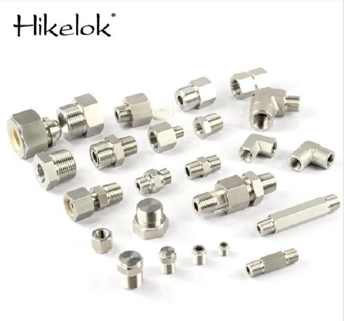 Hikelok NPT BSPP Swagelok Type Male Female Pipe Fittings Hex Coupling