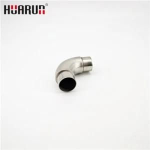 Round Pipe Connector in 90 Degree Stainless Steel Elbow