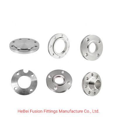 Stainless Steel Pipe Flanges FF RF Tg Rj Forged Weld Neck/Blind/Threaded/Lap Joint Flanges
