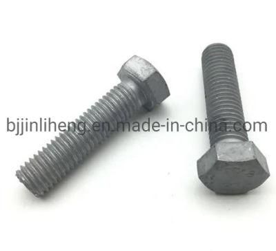 Various Specifications and Sizes of Various Standard Zinc Plating Yellow Zinc Black Dacromet Hot DIP Galvanized Hexagon Bolts