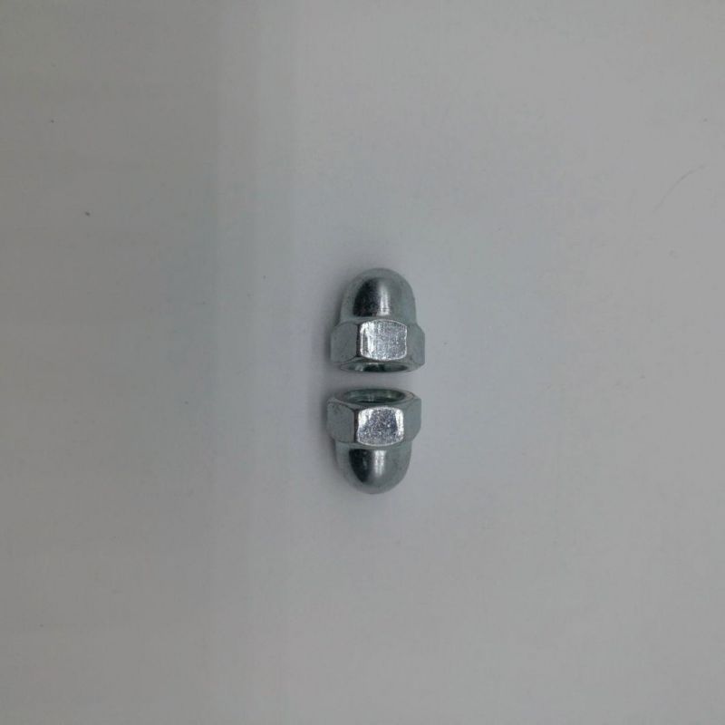 Good Quality Zinc Plated Round Cap Hex Nut/Cap Nut