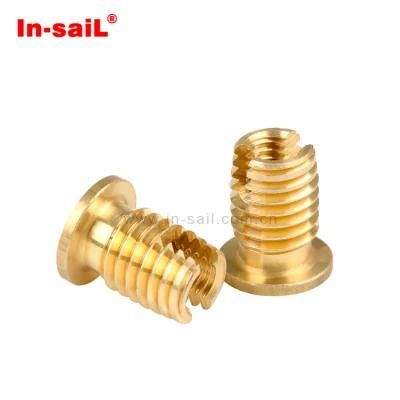 L3481 Brass Flanged Thread Insert Self Tapping for Plastics Manufacturer