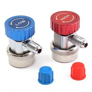 QC-Mh QC-Ml 1/4" Male Flare Straight Quick Coupler for R134A Refrigeration