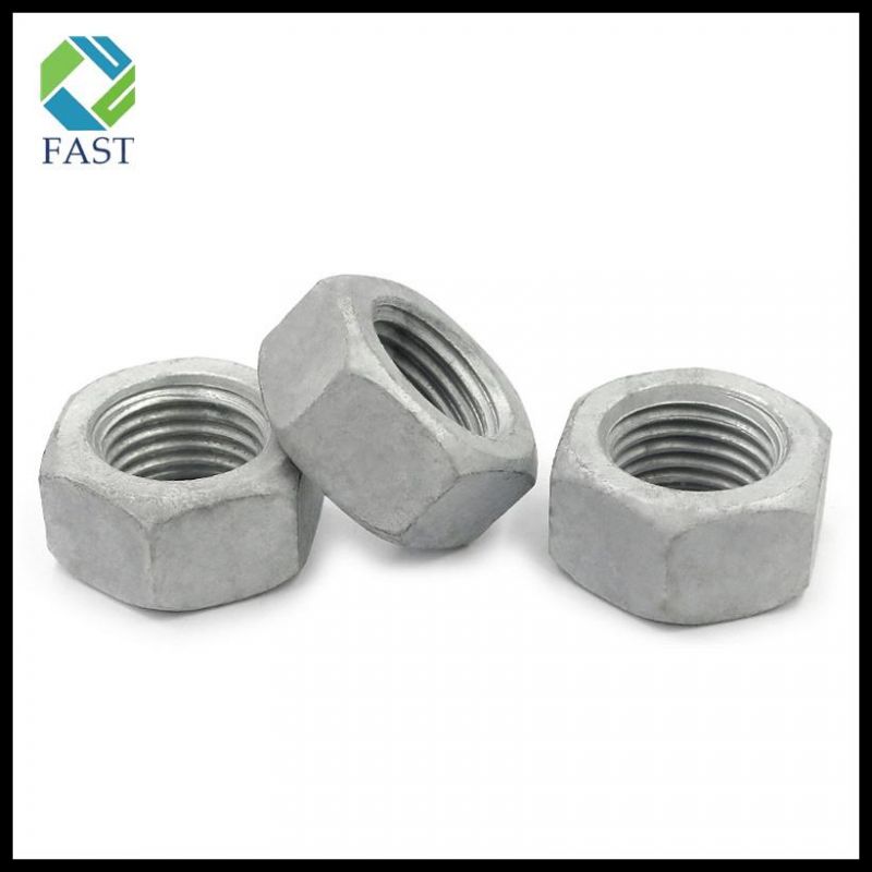 DIN934 HDG Hot DIP Galvanized Heavy Hex Nut