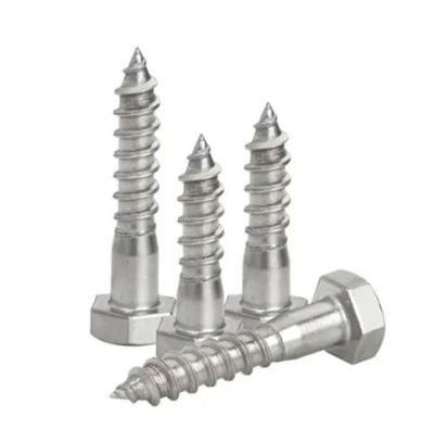 Good Quality Stainless Steel Hexagon Head Wood Screw