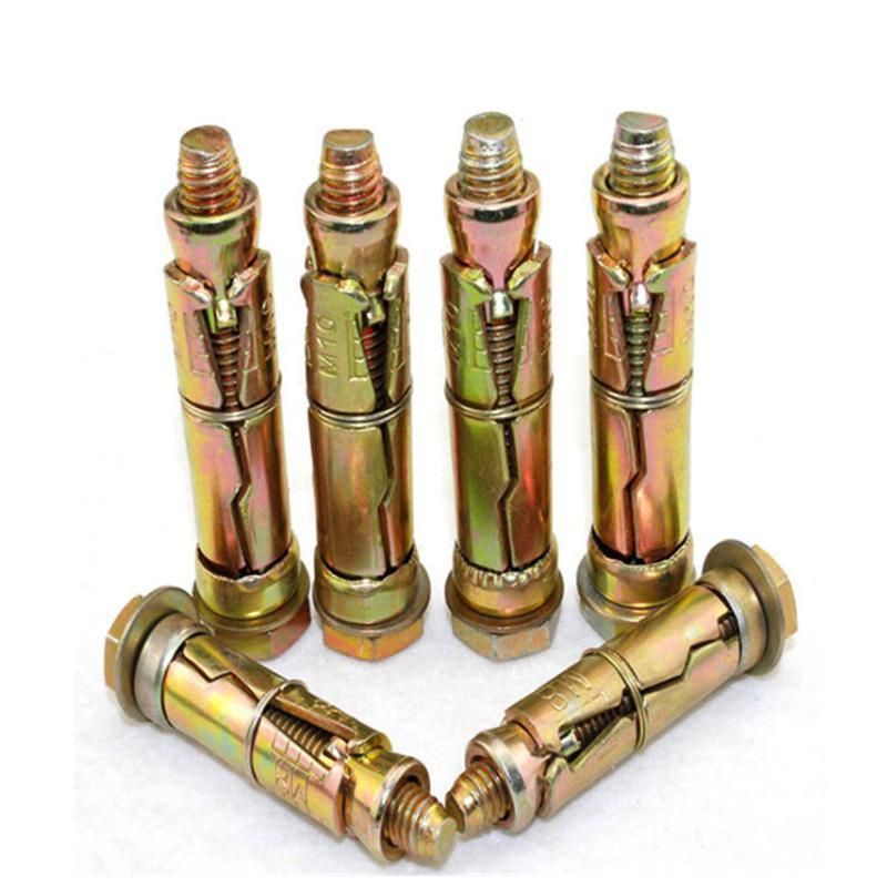 4.8 Grade Galvanized Fix Bolt Expansion Bolt 4PCS Fix Bolt Hex Bolt Long Type Anchor Bolt