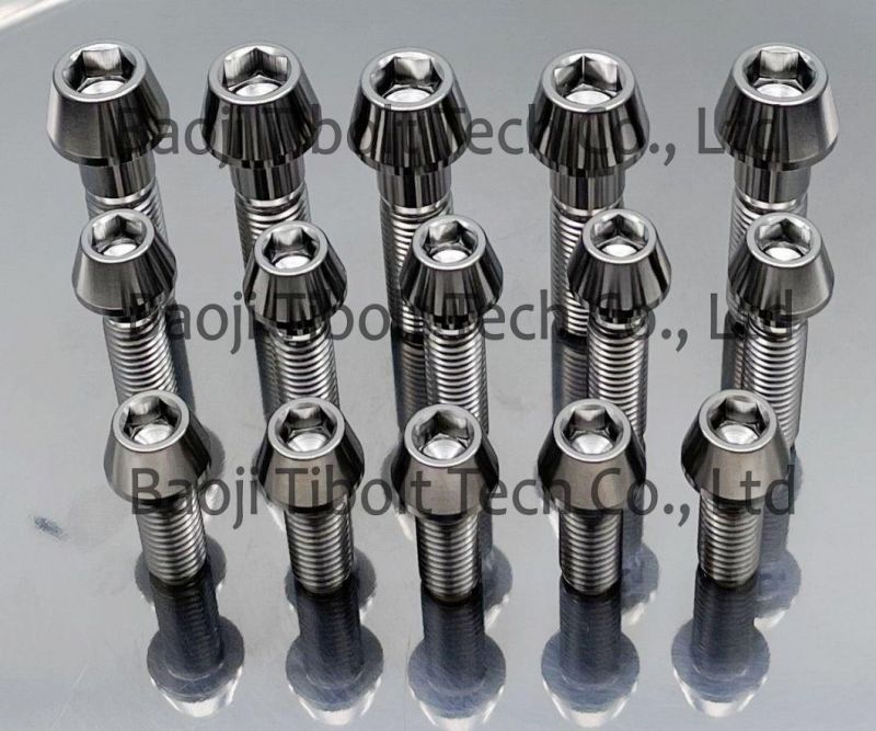 Titanium Tapered Socket Head Bolts M6X25