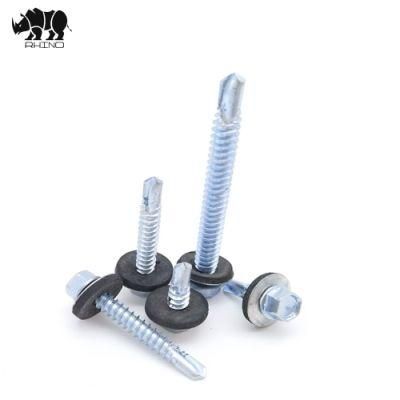High Quality Low Price Fast Delivery Roofing Screw Color Painted Head Phil Hex Head Drilling Screw
