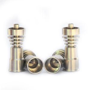 10mm&14mm&19mm 6 in 1 Domeless Titanium Nail with Male and Female Joint 6 Holes