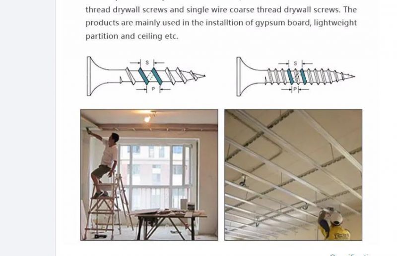 C1022A/Q195/Q235/45#/55#/22A ANSI Xinruifeng Color Box/Small Box/Bulk Packing 11-150mm Chipboard Screw