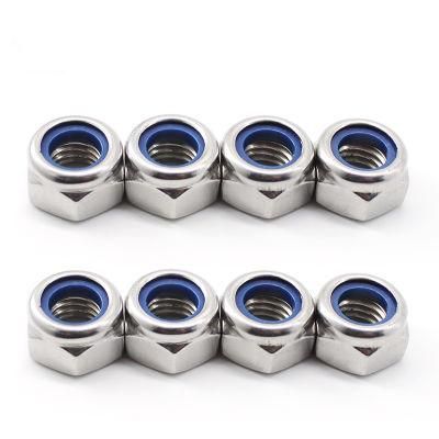 DIN985 Stainless Steel Hexagon Insert Nylon Lock Nuts