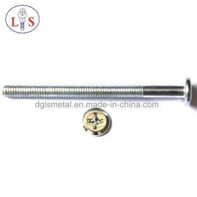 Cross Recesse Flat Head Chamfered Machine Bolt