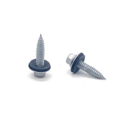 Hex Washer Flange Self Tapping Bi-Metal Screws with EPDM Washer