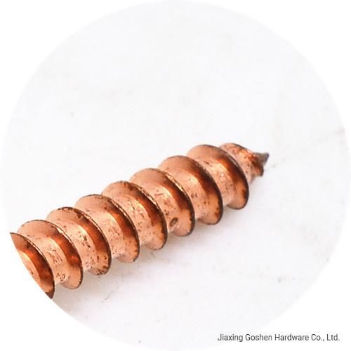 Semi-Recessed Copper Plated Self-Tapping Screws