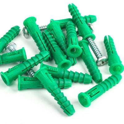 Wall Plug Anchor with Tapping Screw Expanding Plastic Wall Screws and Anchors for Drywall