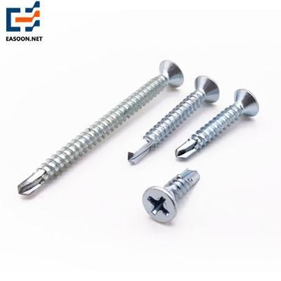 Fine Thread Self Drilling Screw HDG 4.8 Screw with Zinc Plated Surface