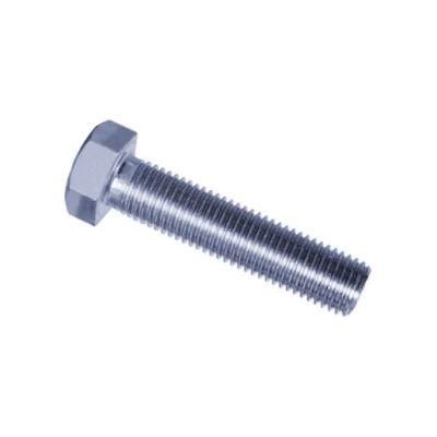 White and Blue Zinc Plating Hex Head Cap Screws Tap Bolts DIN 933 DIN931 Black Hex Bolt and Nut Stainless Steel Hex Bolt 18-8