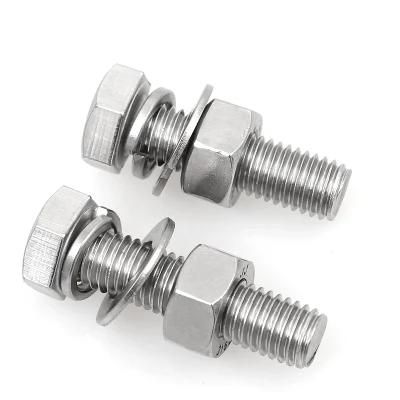 DIN 933 DIN 931 Catbon Steel Stainless Steel Hex Head Bolts and Nuts