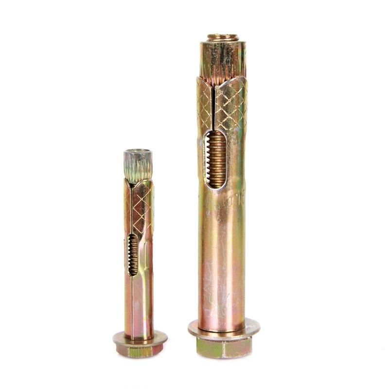 4.8/ 8.8/ 10.9/ 12.9 Grade Special OEM Metal Sleeve Anchor Carbon Steel Galvanized Hex Flange Nut Sleeve Anchor