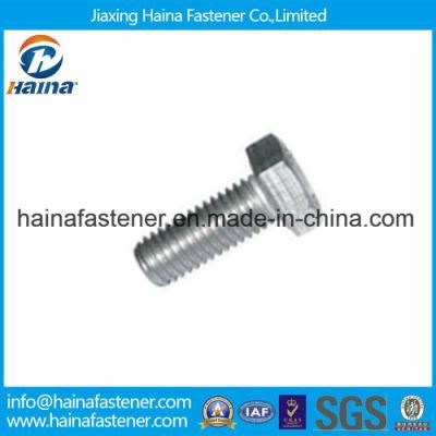 DIN933 Zinc-Nickel Alloy/SS304/Ss316 Grade 8.8 B7 Hex Head Bolt (A4-70)