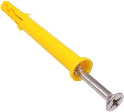 Nylon Anchor Screw Factory Yellow Plastic