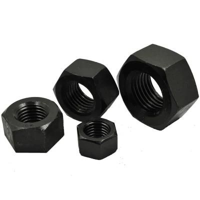 ASTM A194 Gr. 2h Heavy Hex Nut Black 1.1/8&quot;-7