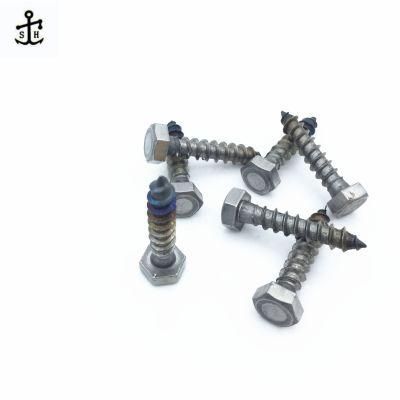 Good Price HDG Zinc Stainless DIN571 Hex Head Coach Wood Screws Made in China