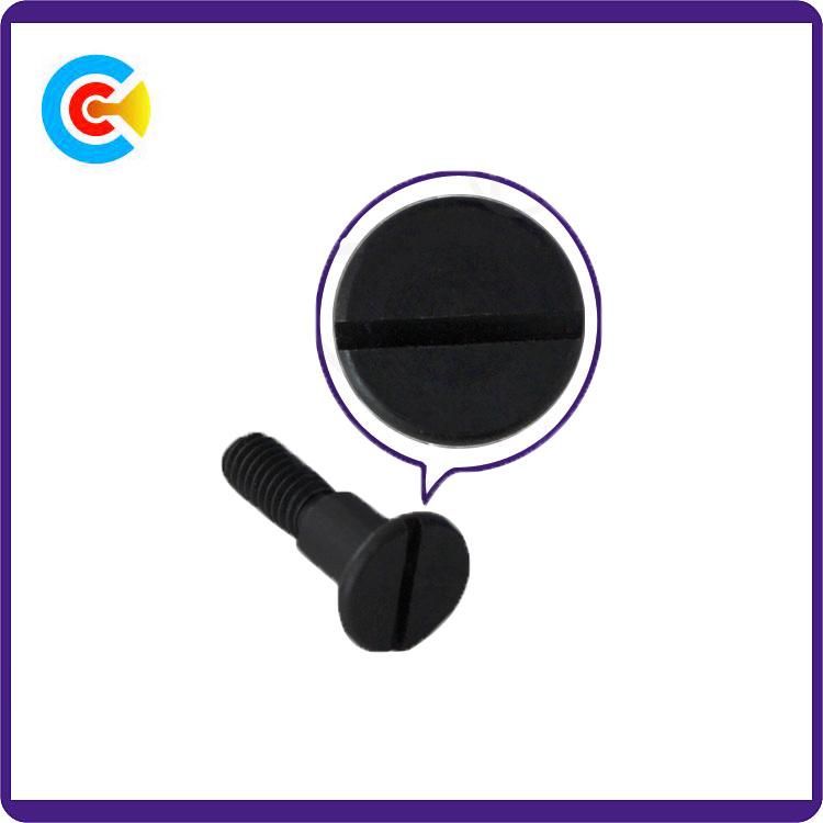 DIN/ANSI/BS/JIS Carbon-Steel/Stainless-Steel Slotted Shoulder Screw for Bridge and Railway