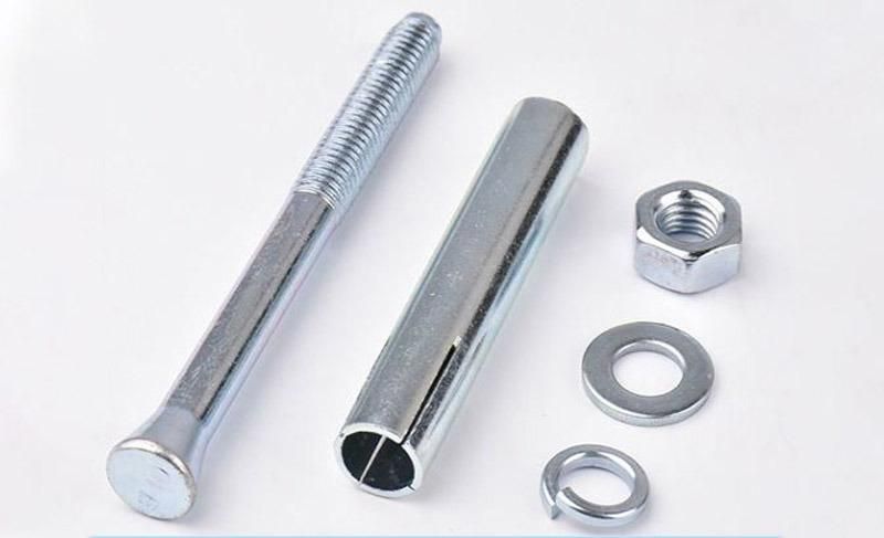 Anchor Bolt Nut Expansion Bolt Wedge Bolt Zinc Plated Hex Expansion Bolt