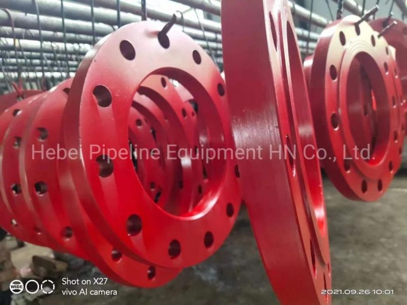 Carbon Steel 16mn 20mn P250gh Plate Flanges Pn6 Through Pn100