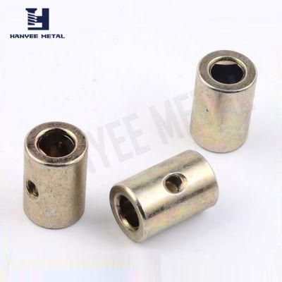 Hexagon Bronze Coupling Nut with Cross Thread Hole