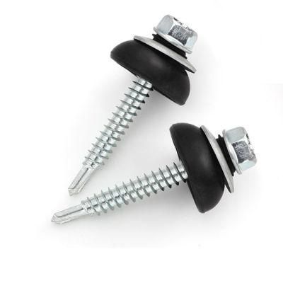 Zinc Plated Hexagon Self Drilling Hexagonal Washer Head Self-Drilling Screw