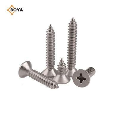 Zinc Plated M2-M6 Nickel Finish Phillips Drive Pan Head Self-Tapping Screw