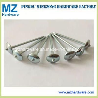 High Quality Twisted Smooth Shank Galvanized Umbrella Head Roofing Nail