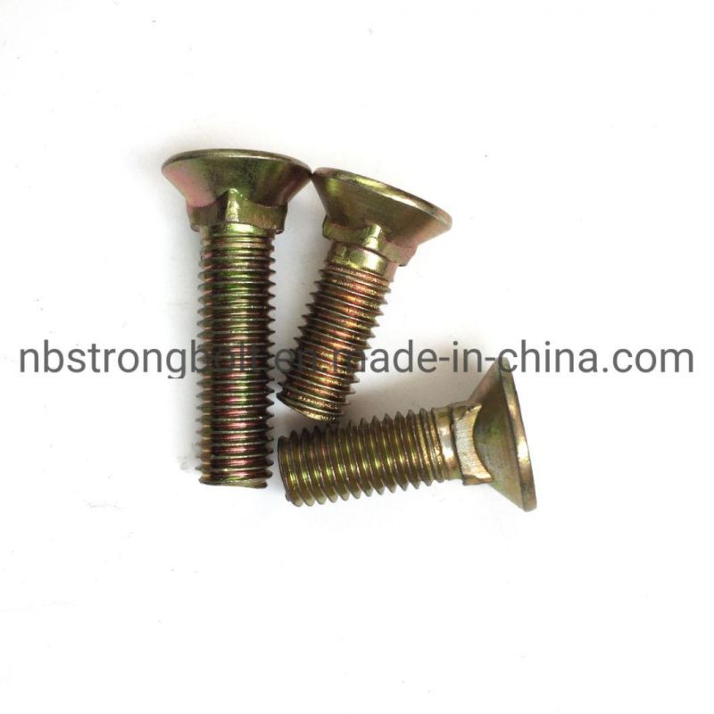 Flat Countersunk Square Neck Bolt DIN608 Gr. 8.8