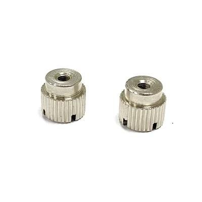 Custom Cross Knurled Internal Nut CNC Insert Nut M3 Steel Nickel Plated Nuts