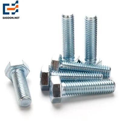 Full Thread Hex Cap Bolt Hot DIP Galvanized Hex Bolt &amp; Nut M16 M20 Hexagon Head Bolt with Factory Price