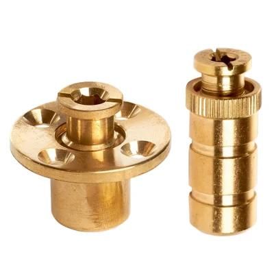 Factory Machining Wood Concrete Grip Brass Deck Anchor for Pool Safety Cover