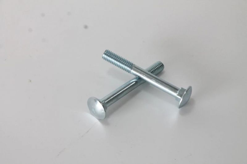 ASME Carriage Bolt/ Round Head Square Neck Bolt/Mushroom Head Bolt/ Coach Bolt Gr. 2, 5, 8, Zinc Plated