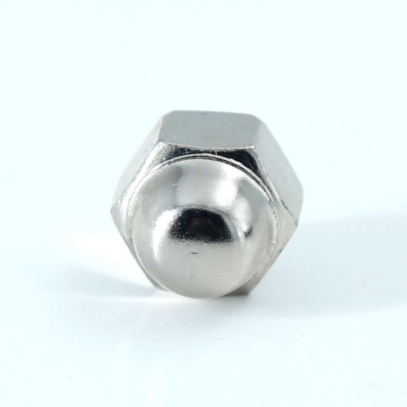 Round Head Metric DIN1587 Hex Domed Furniture M2 Stainless Steel Cap Nut 304