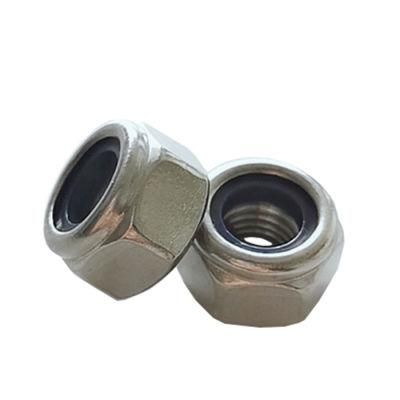 Hex Nut Self-Locking Thin Type with Zinc DIN982-1987