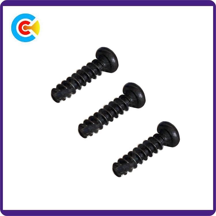 GB/DIN/JIS/ANSI Carbon Steel/Stainless Steel Crossed Tail Tapping Screws for Building Railway