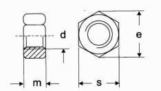 Carbon Steel Hexagon Nut ISO 4032