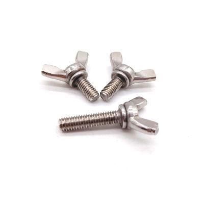 Stainless Steel Butterfly Head Machine Wing Screw Bolts
