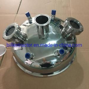 Tri Clamp 10inch Rounded Hemi Cap Lid with DIP Tube Use for Bho Closed Loop Extractor