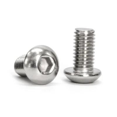 304 Stainless Steel Allen Key Screw ISO7380 Allen Pan Head Cap Screw Hexagon Socket Button Head Screws