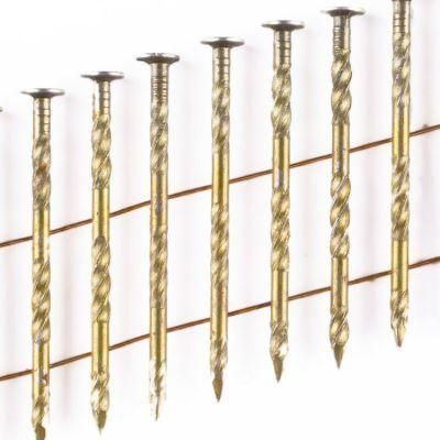 2&prime;&prime;x. 099&prime;&prime; Wire Pallet Coil Nails Clavos En Rolo Vinyl Coated