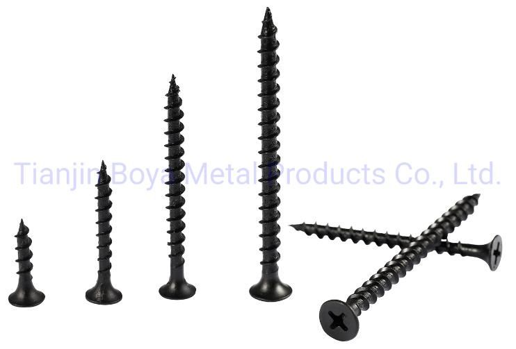Phosphated C1022 Perfect Quality and Bottom Price Black Drywall Screw